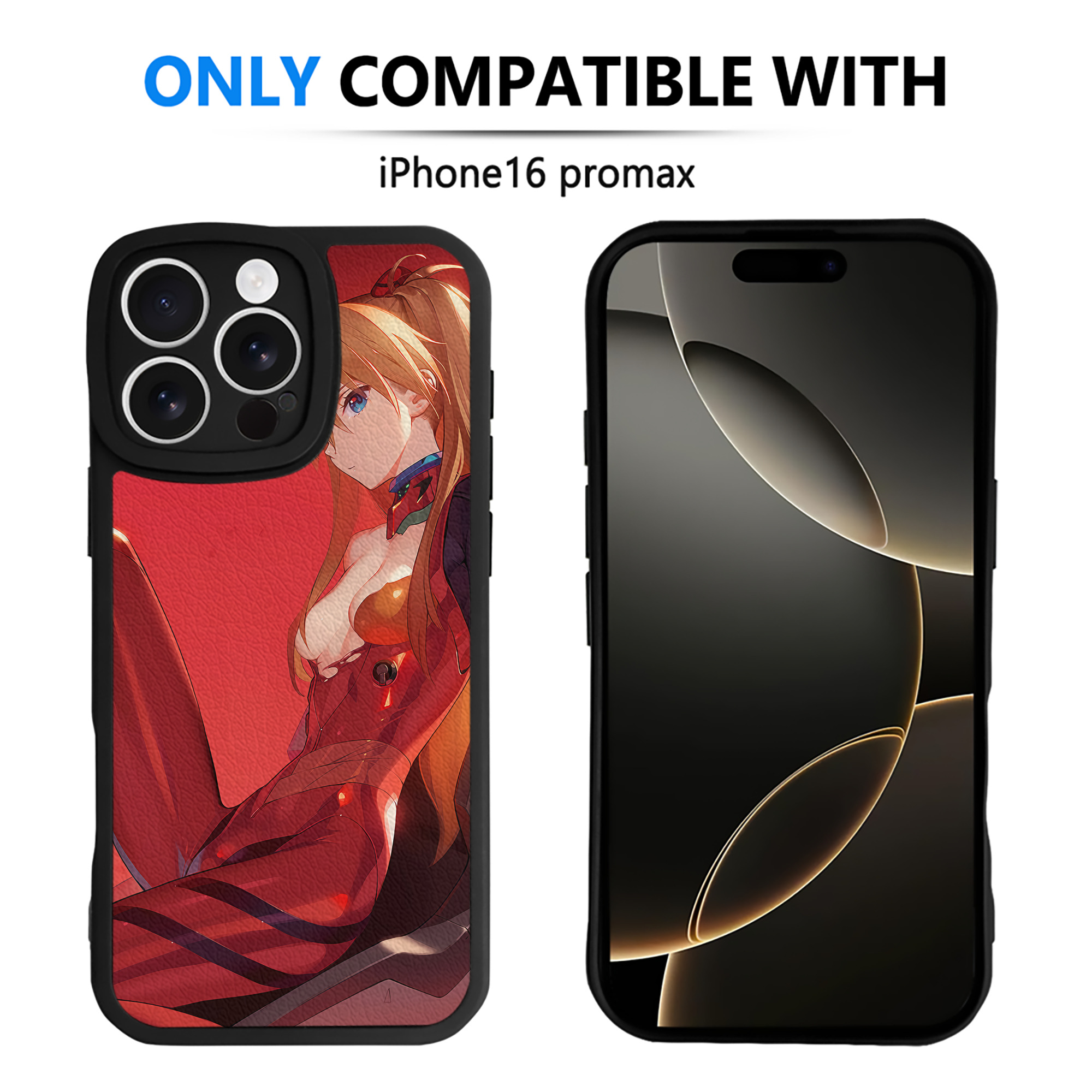 （画像用） EVA 新世紀エヴァンゲリオン 【iPhone 16シリーズ対応】シリコンスマホケース（レザー調） 材質：シリコン
